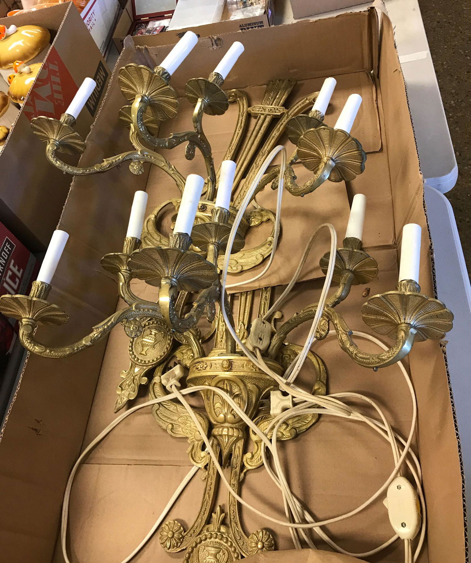 CAST METAL WALL SCONCES (1 of 1)