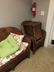WICKER PATIO SET, INCLUDES LOVESEAT, CHAIR, AND STAND - 2