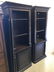 2 MATCHING DISPLAY CABINETS