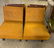 4 YELLOW CHAIRS