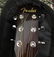FENDER ACCOUSTIC GUITAR WITH CASE AND GUITAR STAND - 2