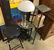 STOOL, PLANT STAND, THREE TIER PLANT STAND, AND LAMP