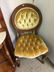 CRUSHED VELVET UPHOLSTERED CHAIR