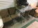 GREEN IRON PATIO SET