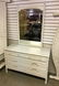DRESSER WITH MIRROR AND END STAND