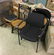 (4) CHAIRS, AND RACK