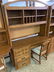 DESK WITH HUTCH, CHAIR