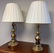 2 BRASS LAMPS