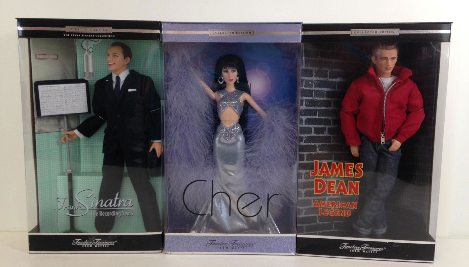 (3) NRFB BARBIE TIMELESS TREASURES INCLUDING "CHER", (1 of 1)