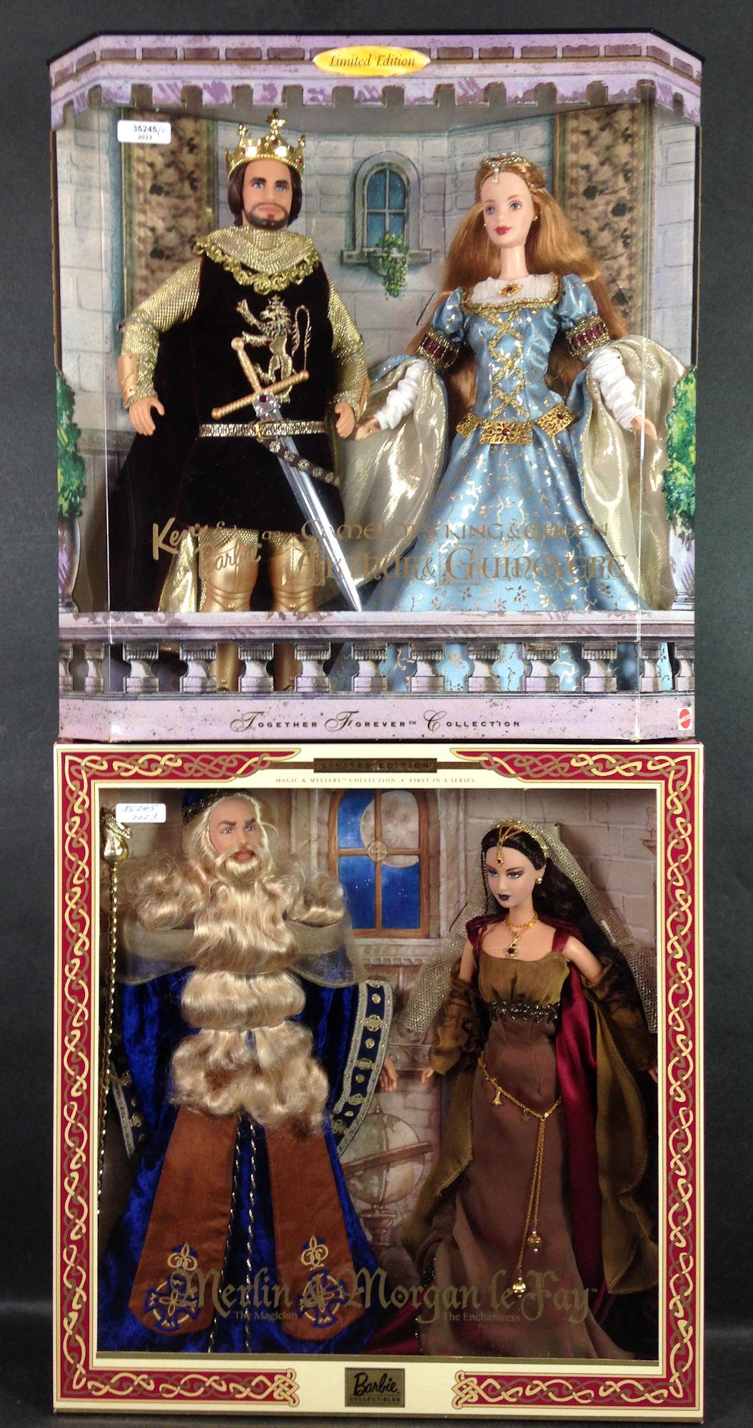 (2) LIMITED EDITION BARBIE AND KEN SETS NRFB. INCLUDES (1 of 1)