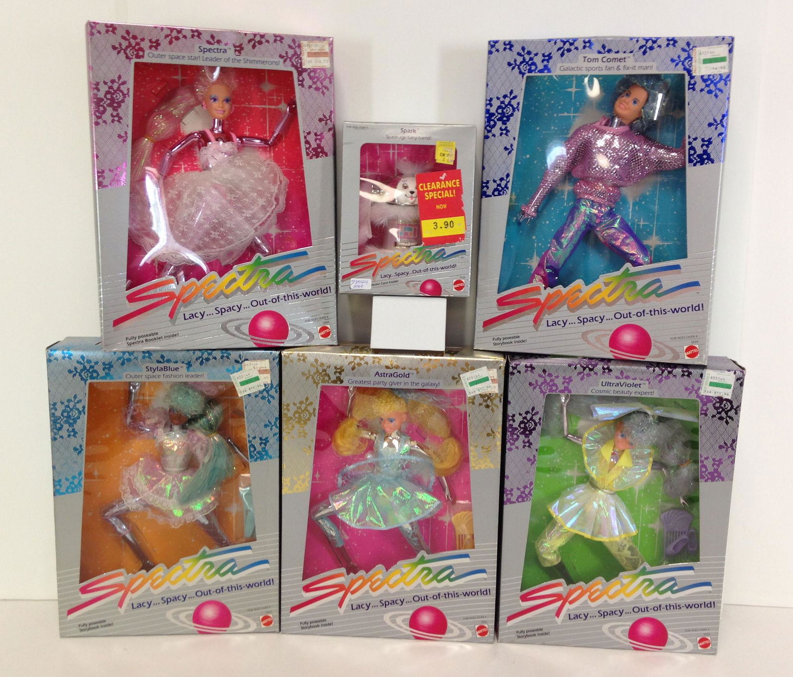 (6) NRFB VINTAGE MATTEL "SPECTRA" DOLLS INCLUDING (1 of 1)