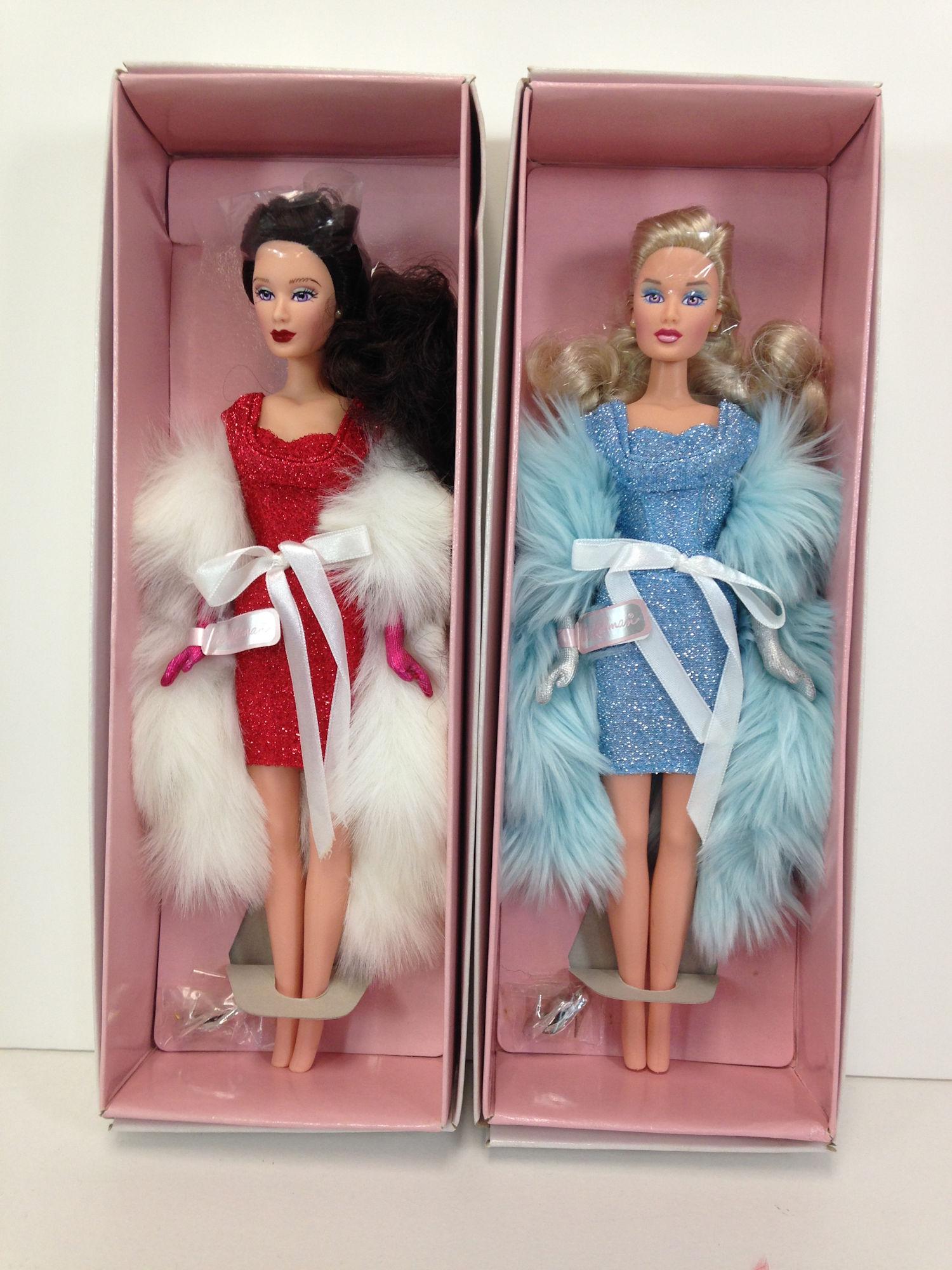 (2) MIKELMAN FABULOUS FUR COLLECTION DOLLS NRFB. (1 of 1)