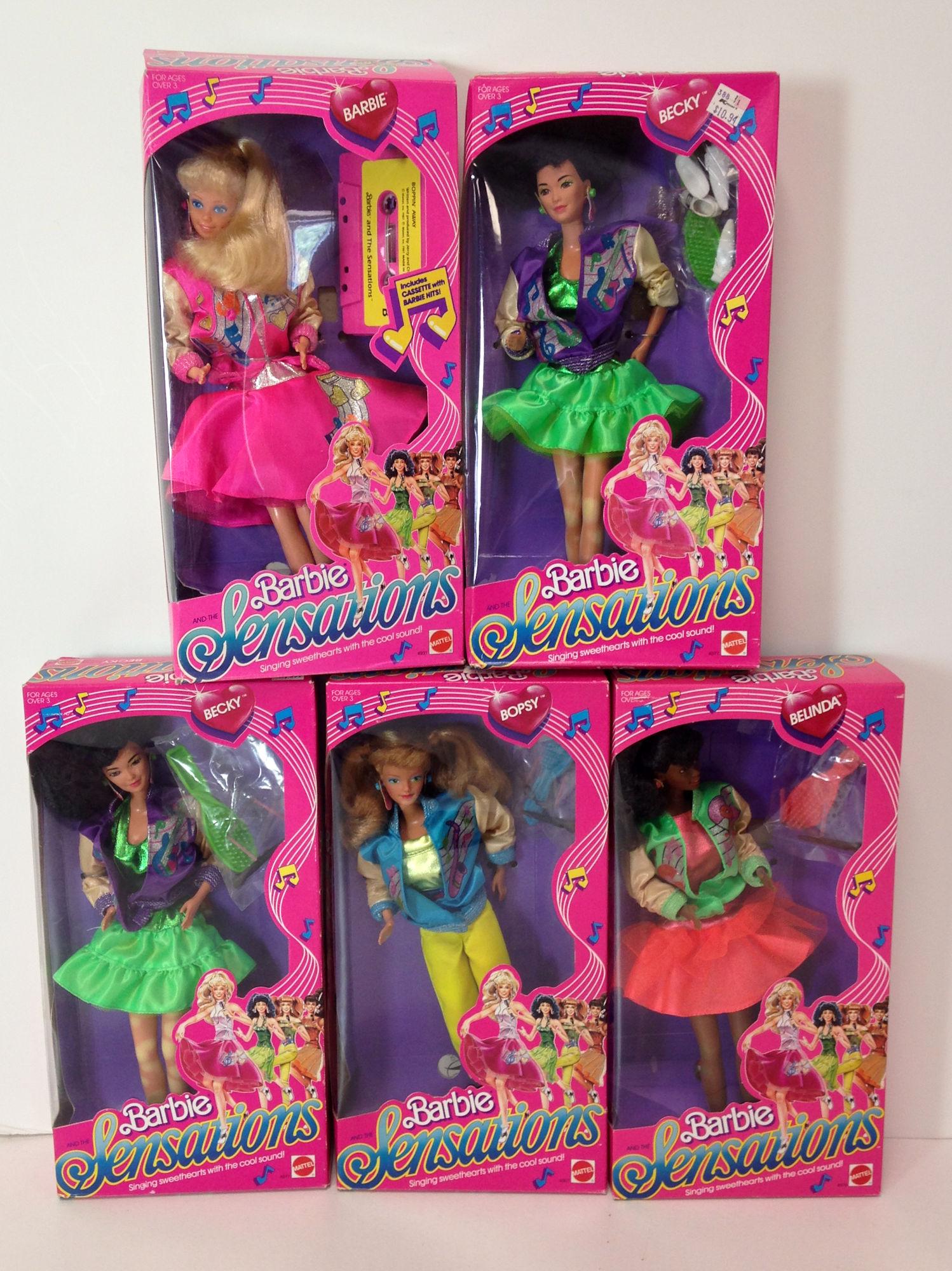 (5) NRFB VINTAGE "BARBIE AND THE SENSATIONS" INCLUDING (1 of 1)