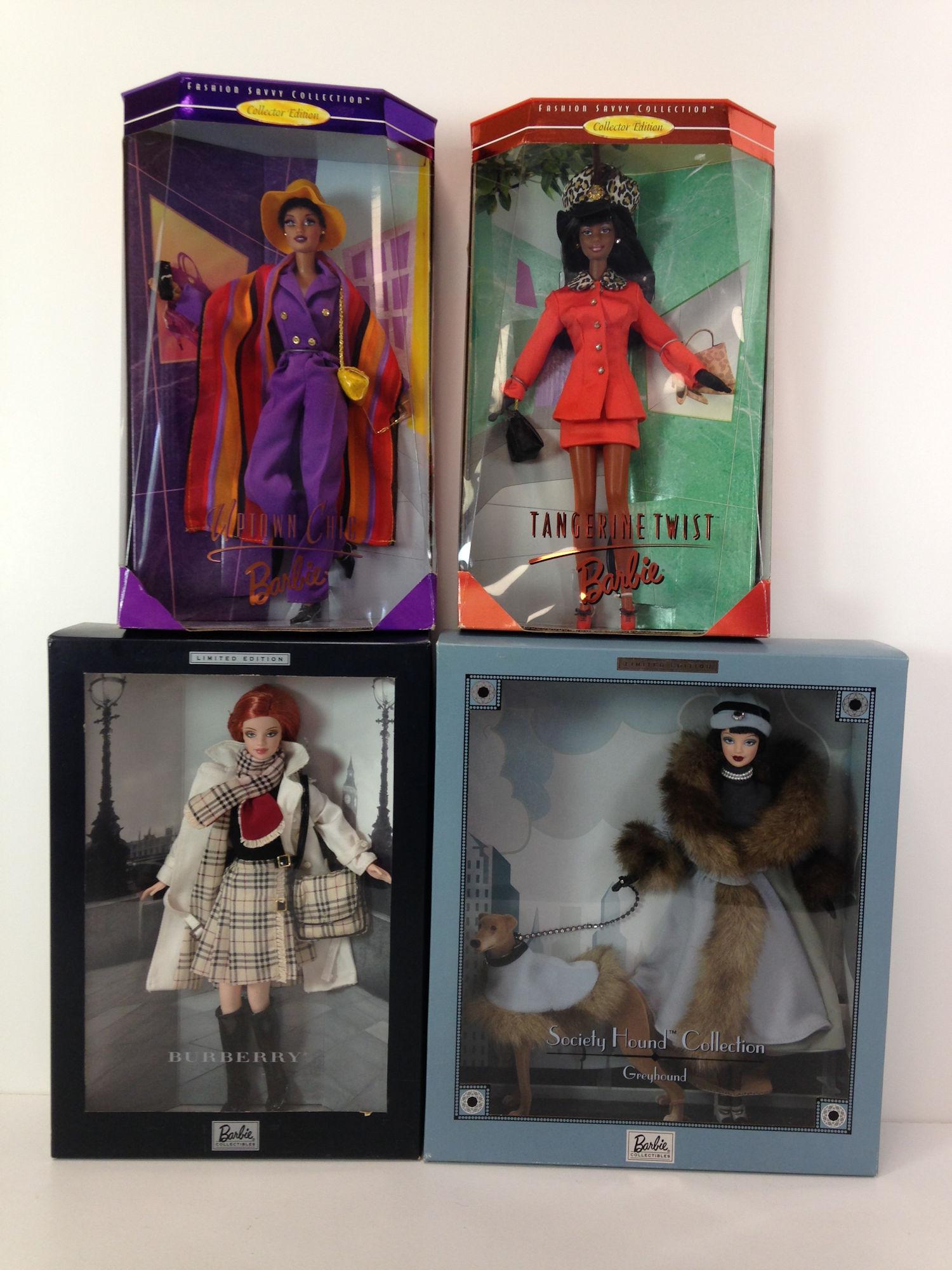 LOT (4) BOXED BARBIES NRFB. INCLUDES LIMITED EDITION (1 of 1)