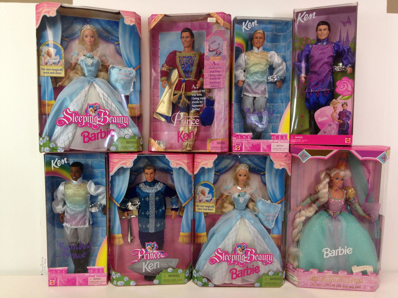 LOT (8) BOXED BARBIE AND KEN DOLLS NRFB. INCLUDES (1 of 1)
