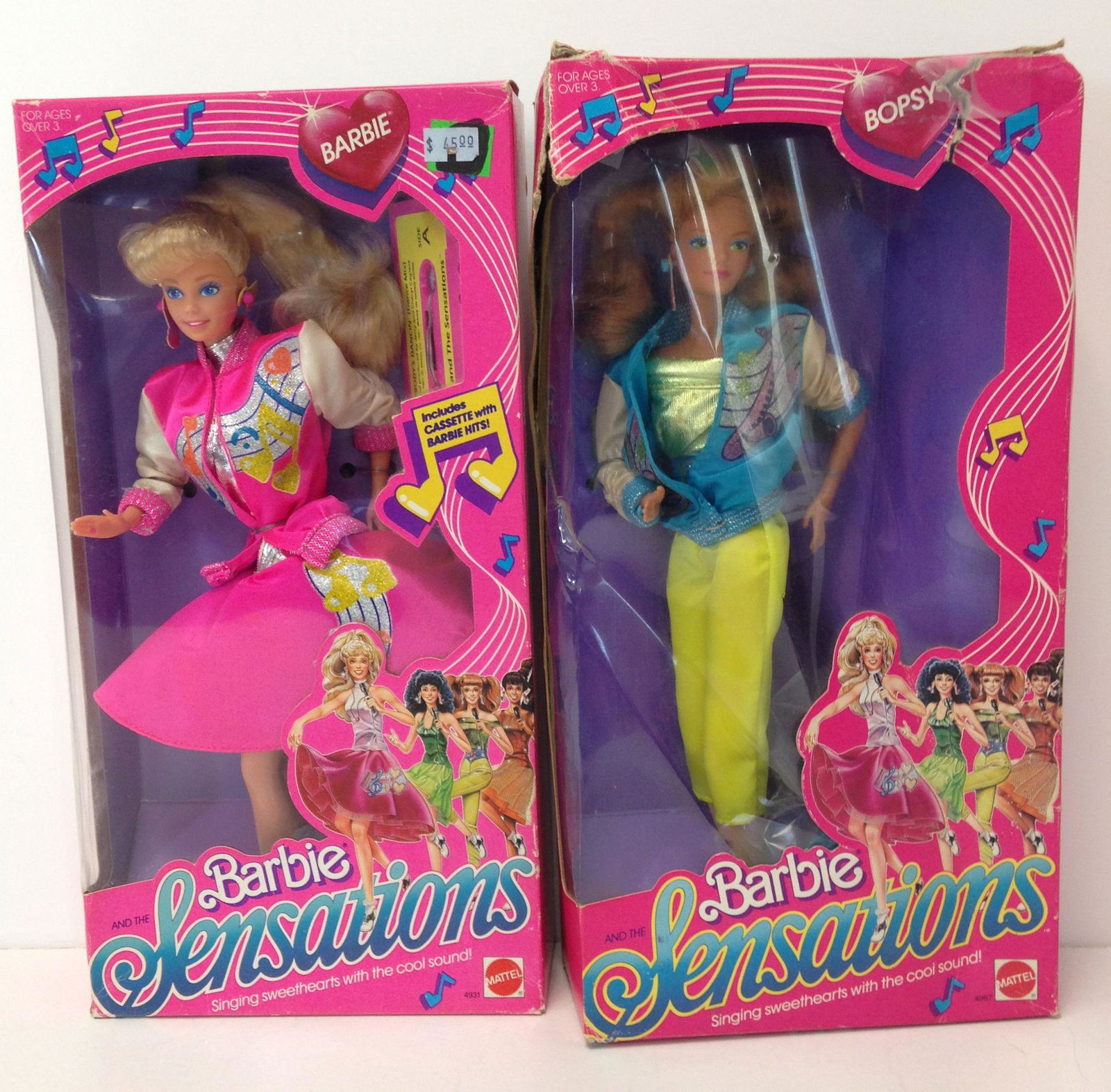 (2) NRFB VINTAGE "BARBIE AND THE SENSATIONS" INCLUDING: (2) NRFB VINTAGE "BARBIE AND THE SENSATIONS" INCLUDING BARBIE AND BOPSY.