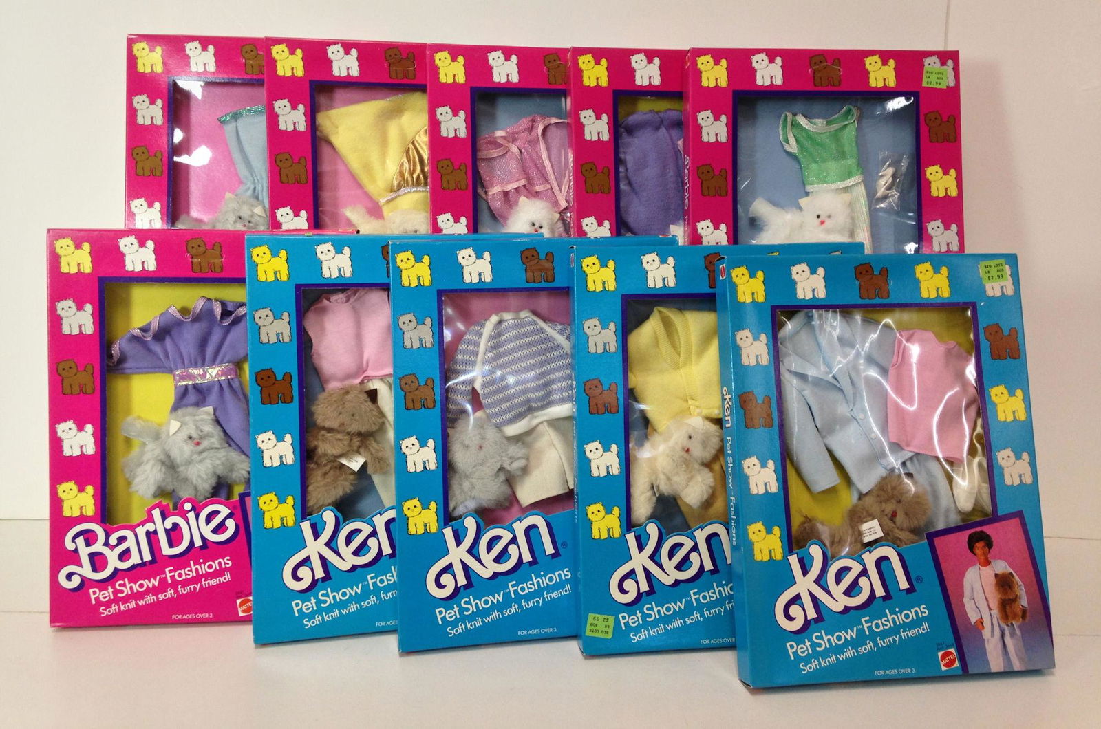 (10) NRFB VINTAGE "PET SHOW FASHIONS" INCLUDING (6) (1 of 1)