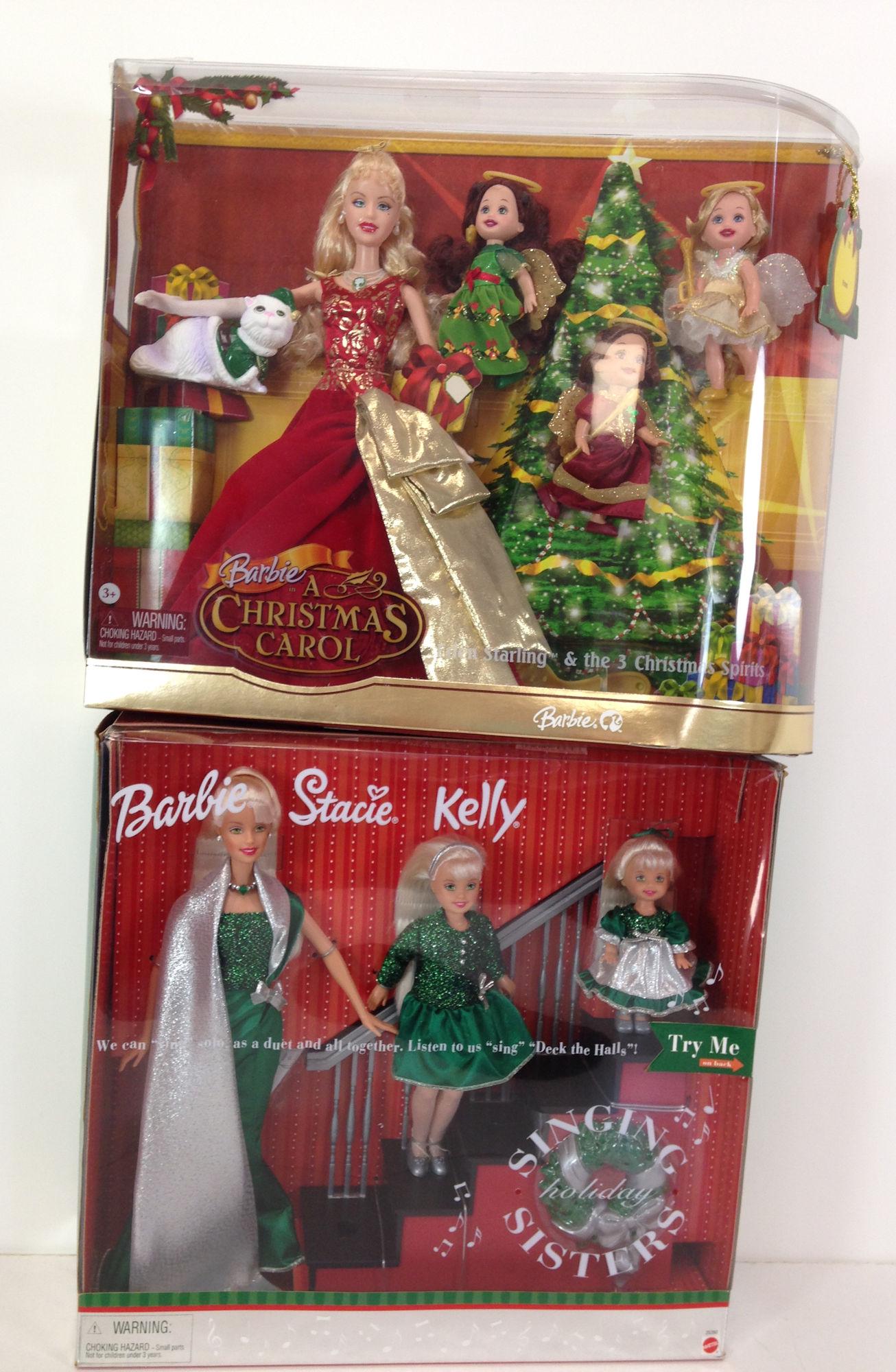 (2) NRFB BARBIE & SISTERS SETS INCLUDING "A CHRISTMAS (1 of 1)