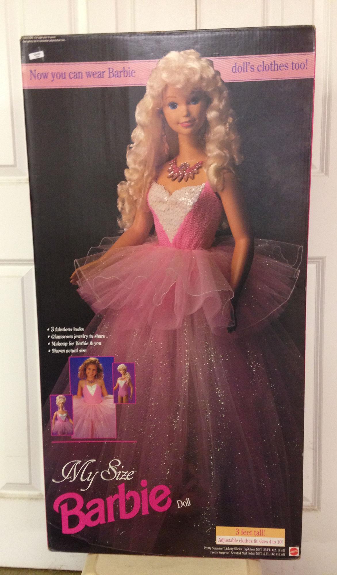 my size barbie doll