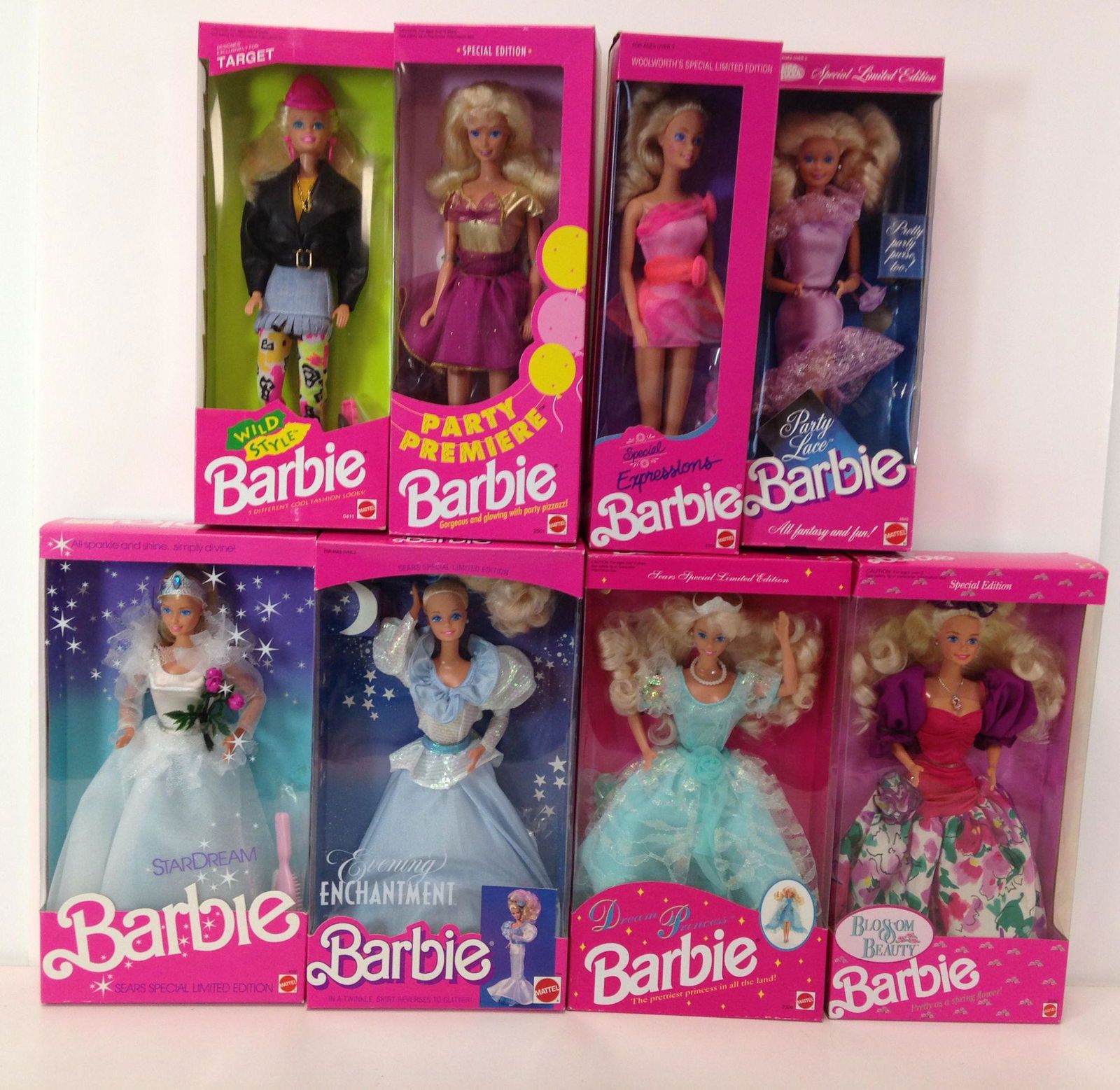 (8) NRFB BARBIES WITH 1980'S VINTAGE INCLUDING "BLOSSOM (1 of 1)
