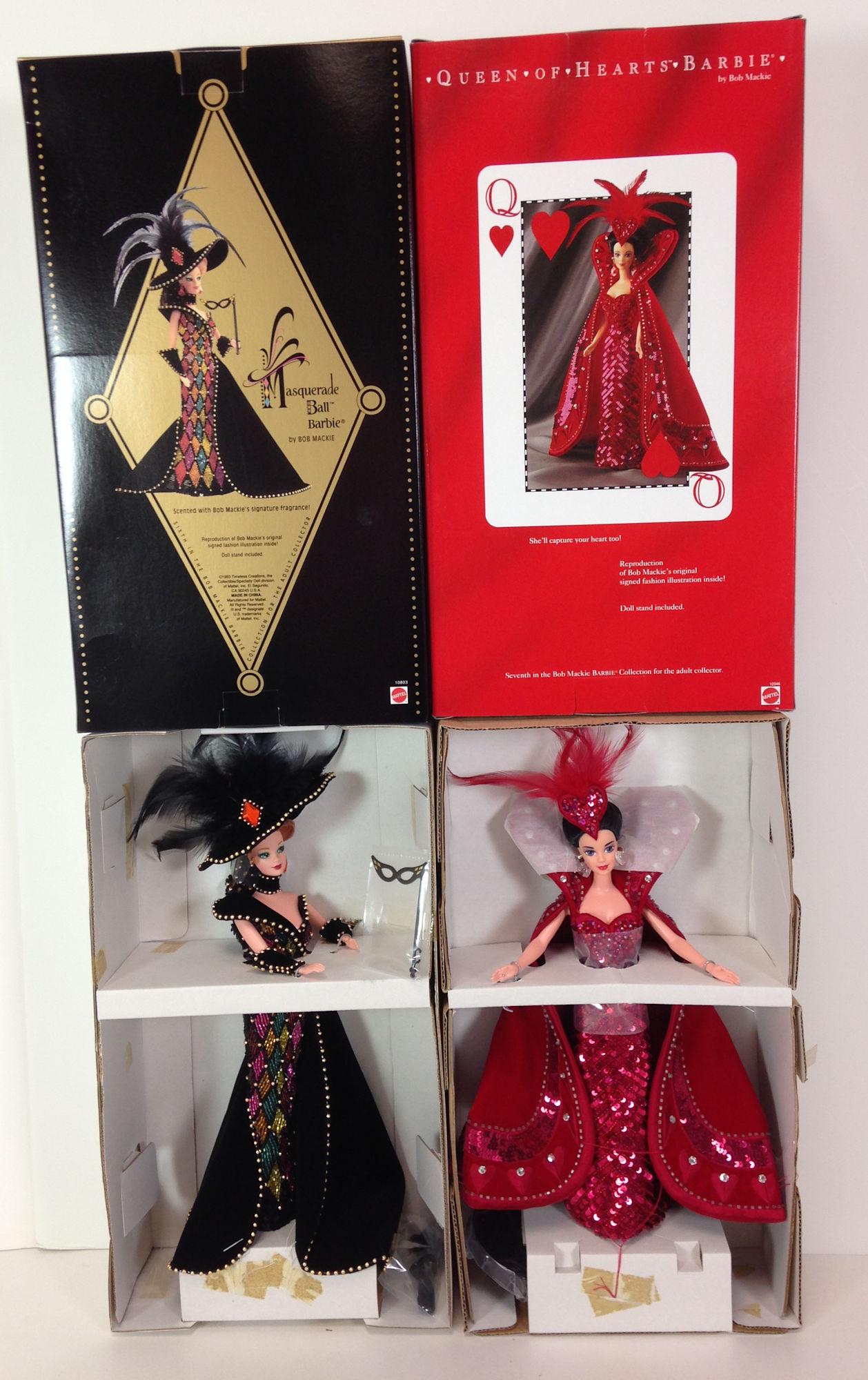 (2) NRFB BOB MACKIE BARBIES INCLUDING "MASQUERADE BALL" (1 of 2)