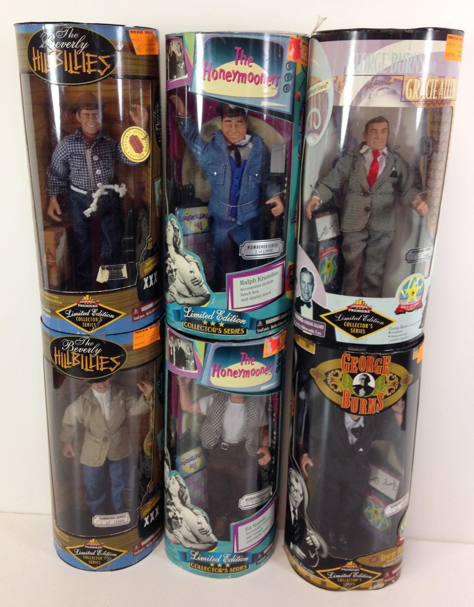 (6) NRFB POSEABLE ACTION FIGURE TV CHARACTERS BY (1 of 1)