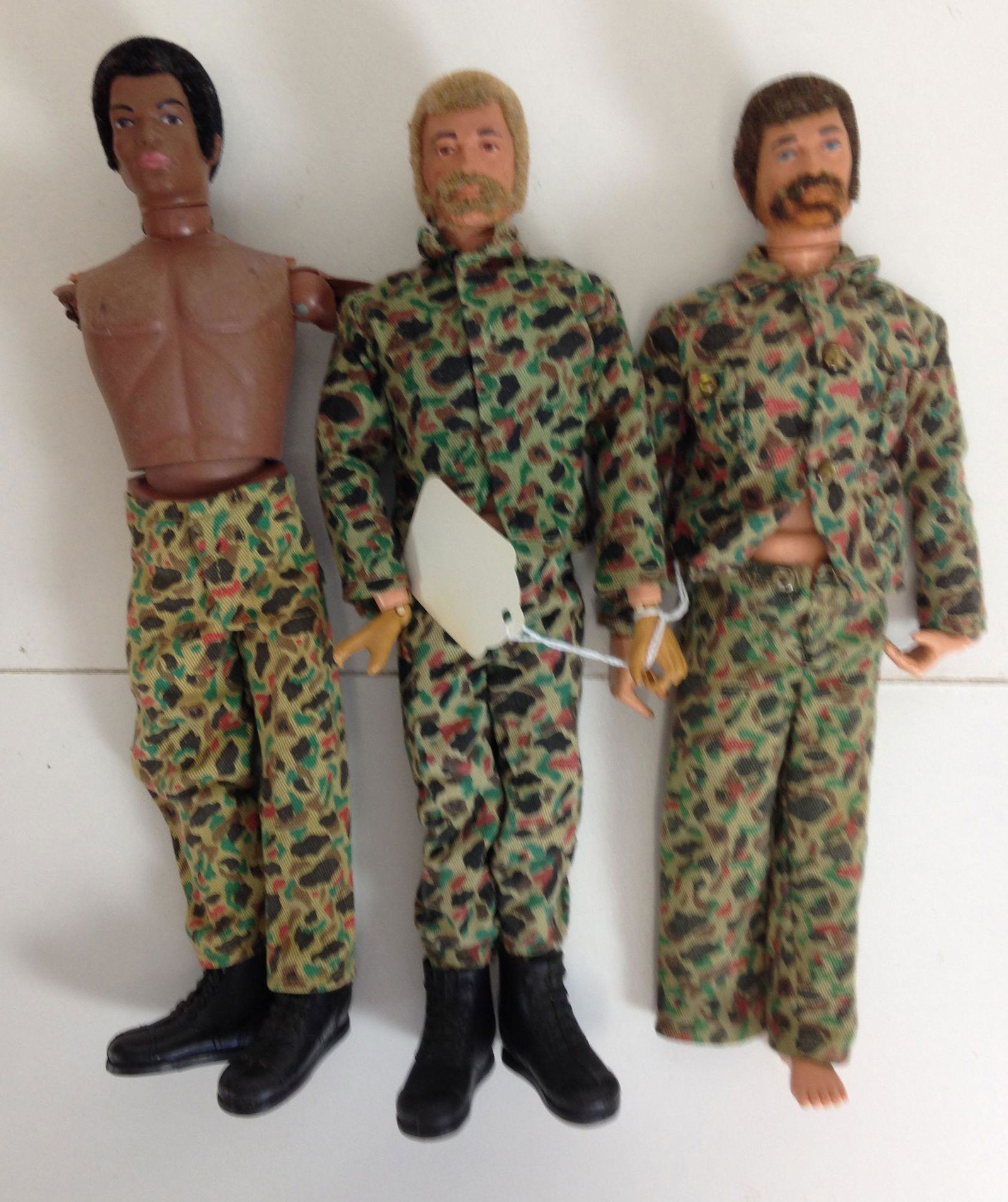 (3) G.I. JOE ACTION FIGURE DOLLS FOR PARTS. (1 of 1)