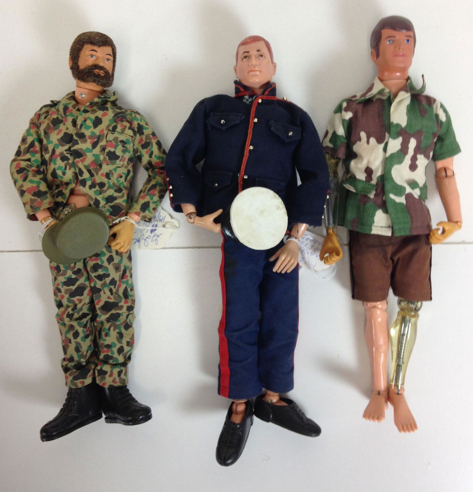 (3) G.I. JOE ACTION FIGURE DOLLS. INCLUDES ARMY (1 of 1)