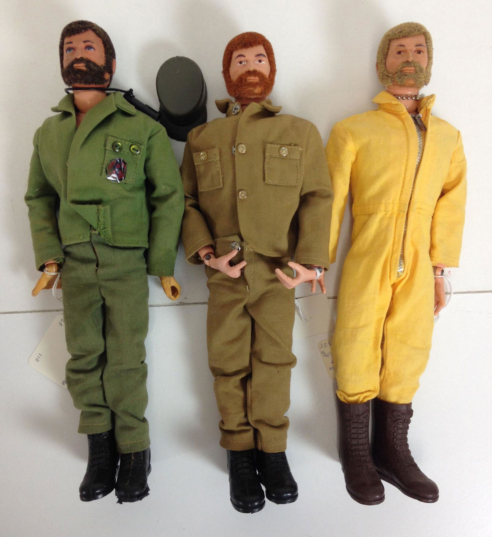 (3) G.I. JOE ACTION FIGURE DOLLS. INCLUDES ADVENTURE (1 of 1)