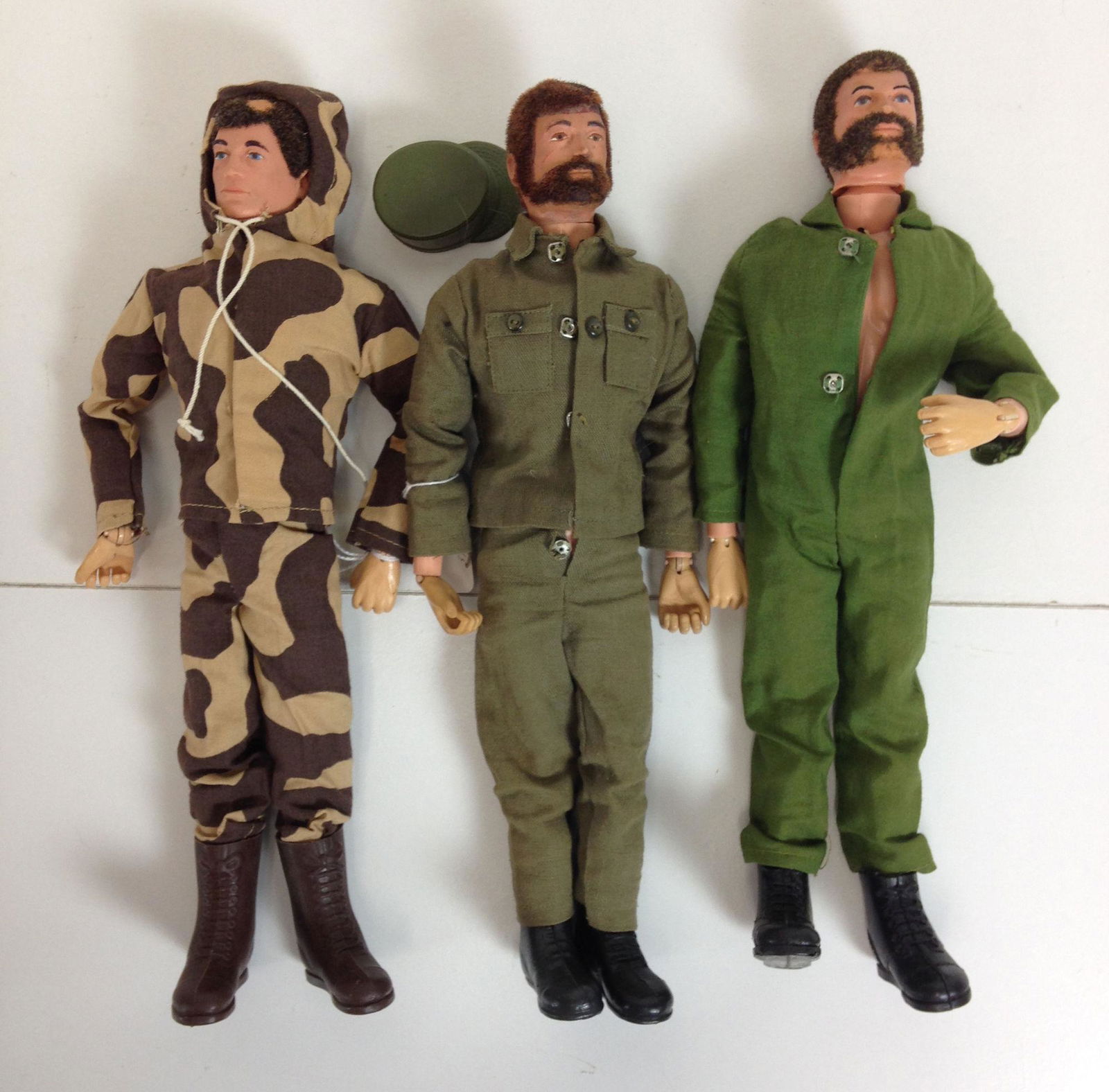 (3) G.I. JOE ACTION FIGURE DOLLS. INCLUDES CAMOUFLAGE (1 of 1)