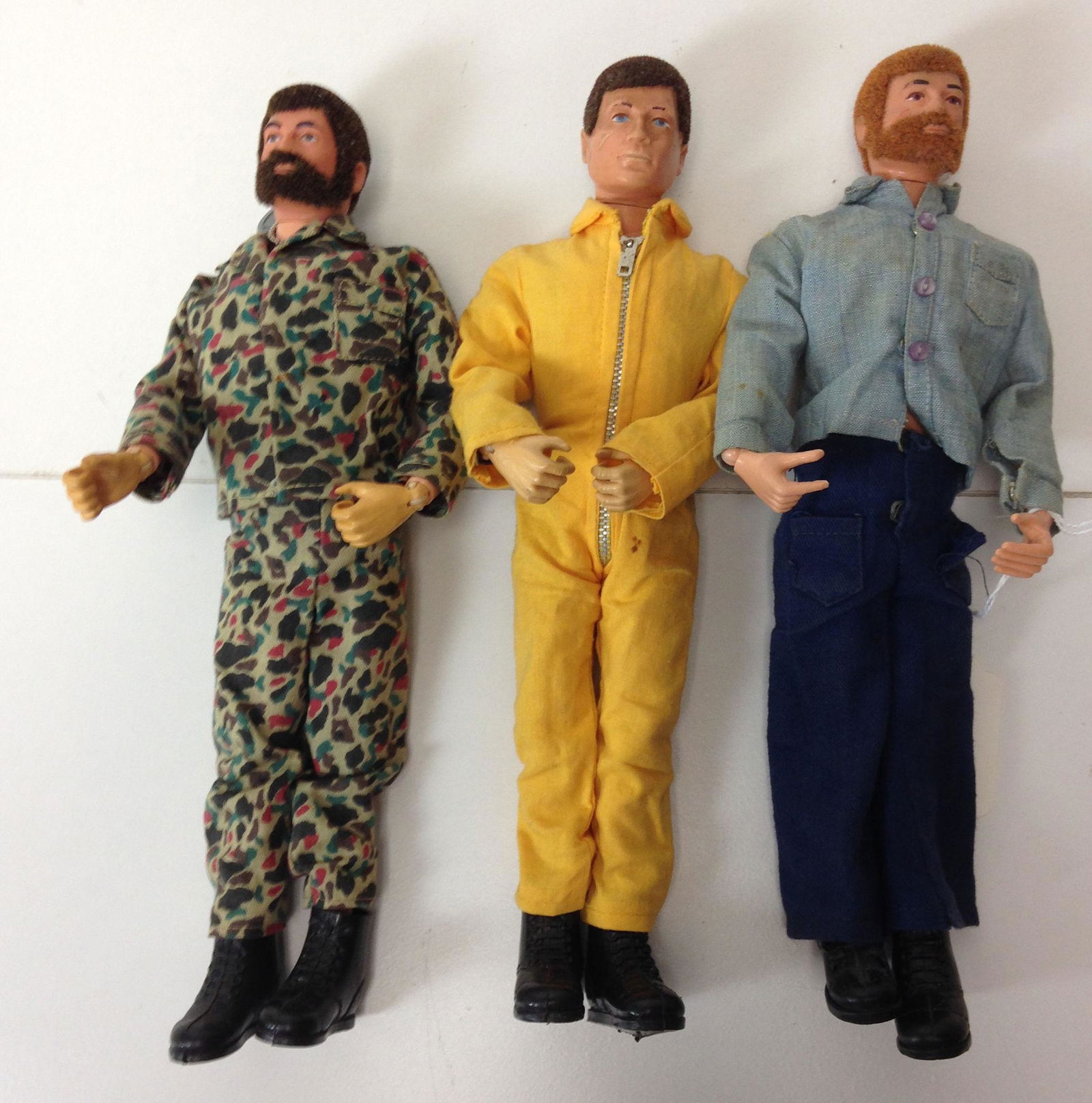 (3) G.I. JOE ACTION FIGURE DOLLS. INCLUDES ADVENTURE (1 of 1)