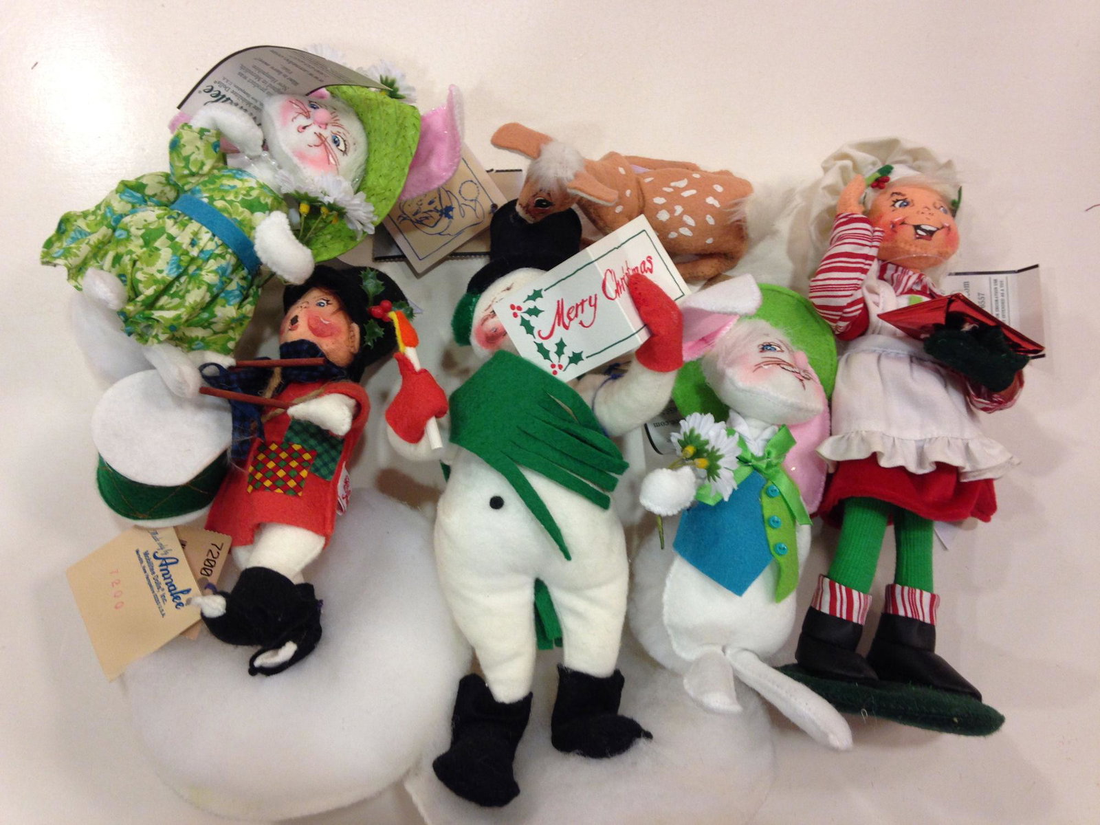 (6) ANNALEE CHARACTERS INCLUDING SPRING GIRL BUNNY, (1 of 1)