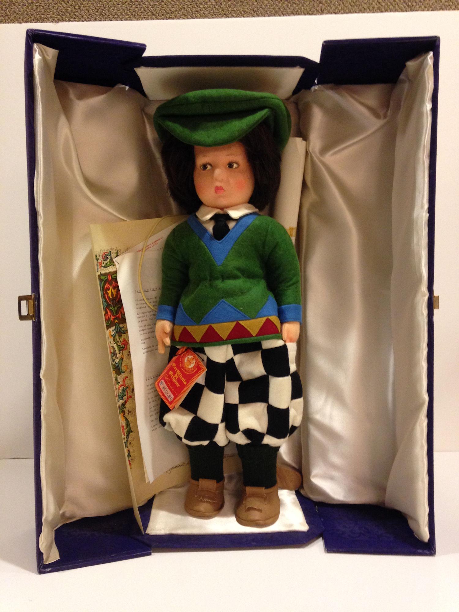 20" LENCI DOLL "PLUCI" IN ORIGINAL BOX WITH COA.: 20" LENCI DOLL "PLUCI" IN ORIGINAL BOX WITH COA.