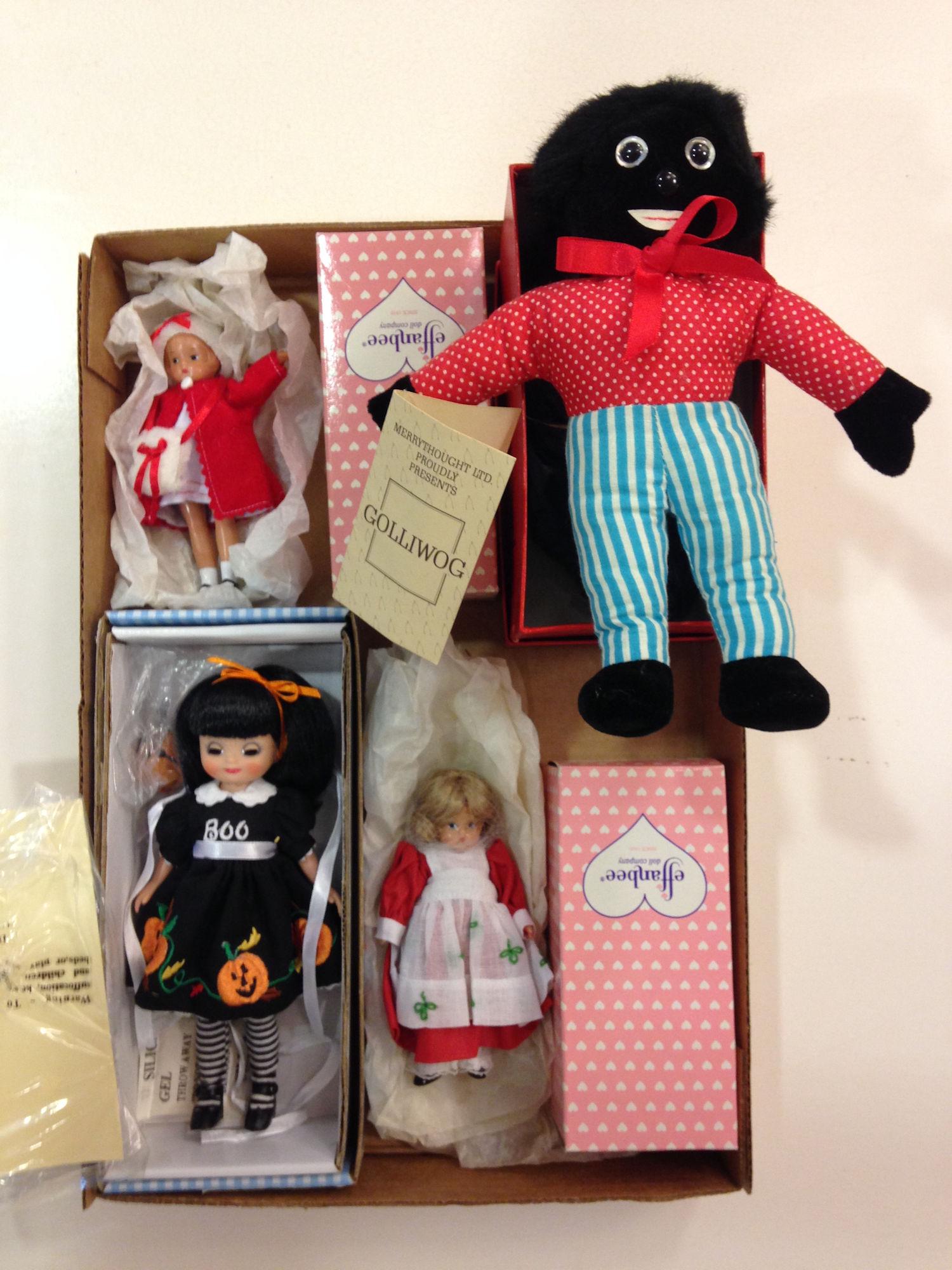 LOT OF (4) SMALL DOLLS INCLUDING 8" ROBERT TONNER (1 of 2)