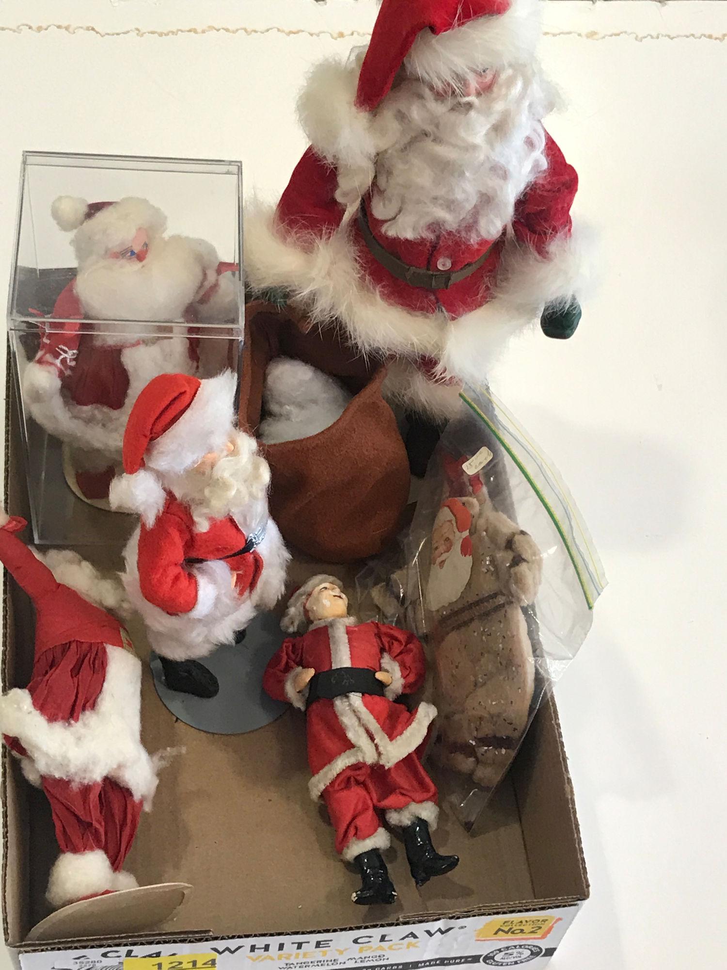 LOT SANTA CLAUS DOLLS INCLUDING RAVCA AND PEGGY NISBET; (1 of 3)