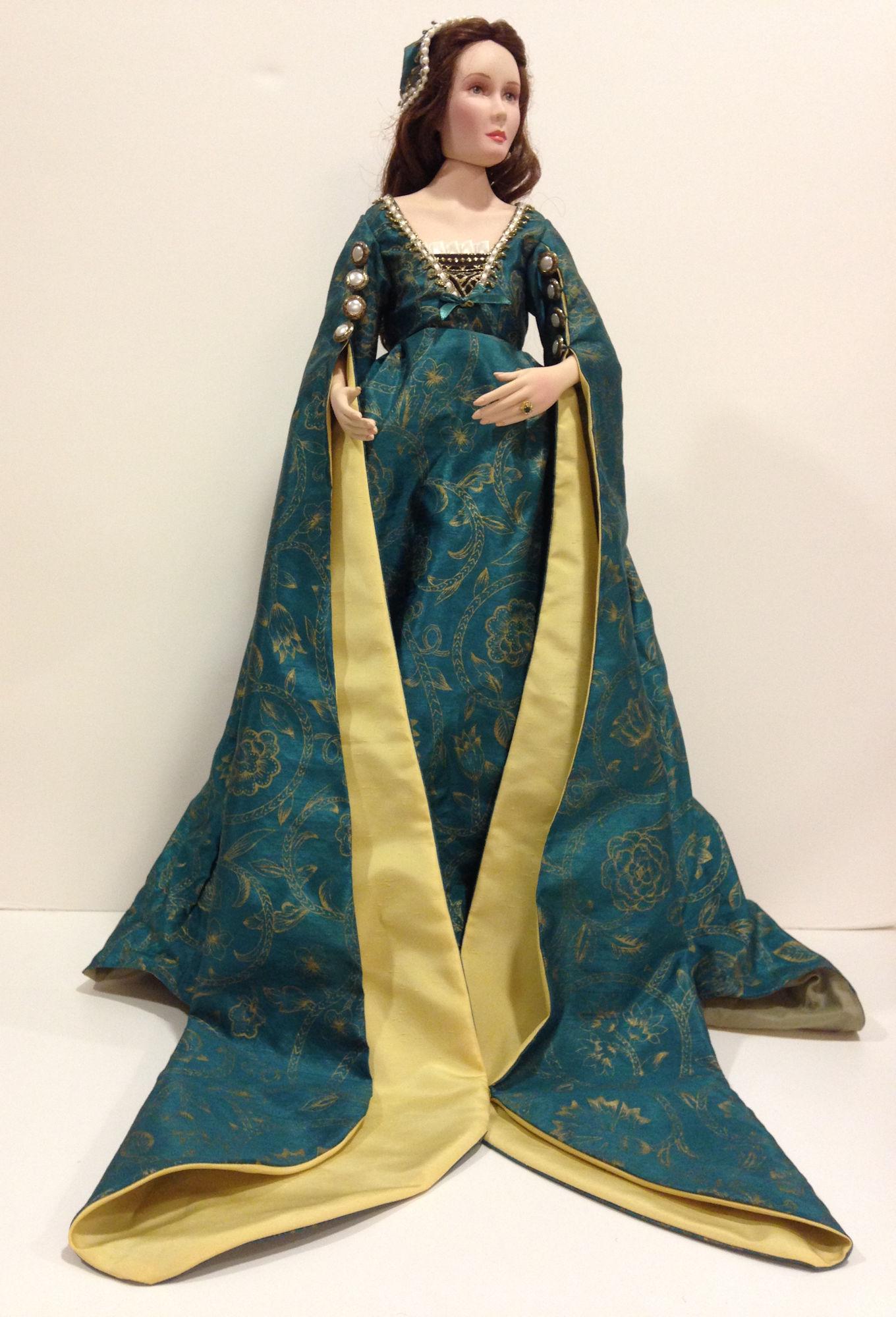 24" PORCELAIN LADY BY PAUL CREES. (1 of 1)