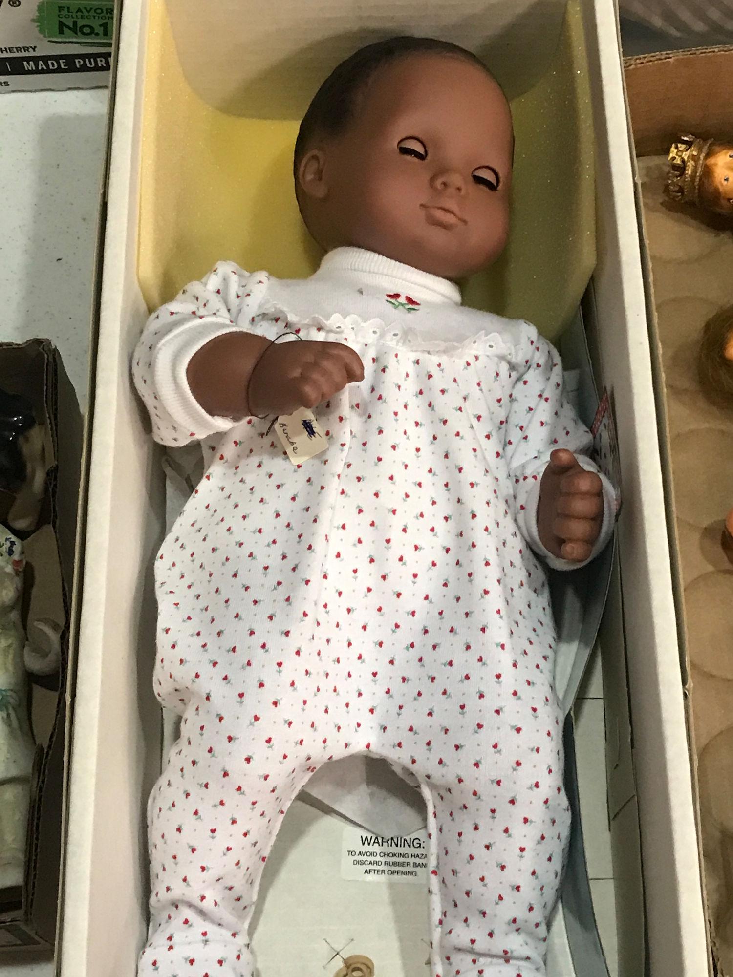 AFRICAN AMERICAN BITTY BABY BY AMERICAN GIRL IN: AFRICAN AMERICAN BITTY BABY BY AMERICAN GIRL IN ORIGINAL BOX