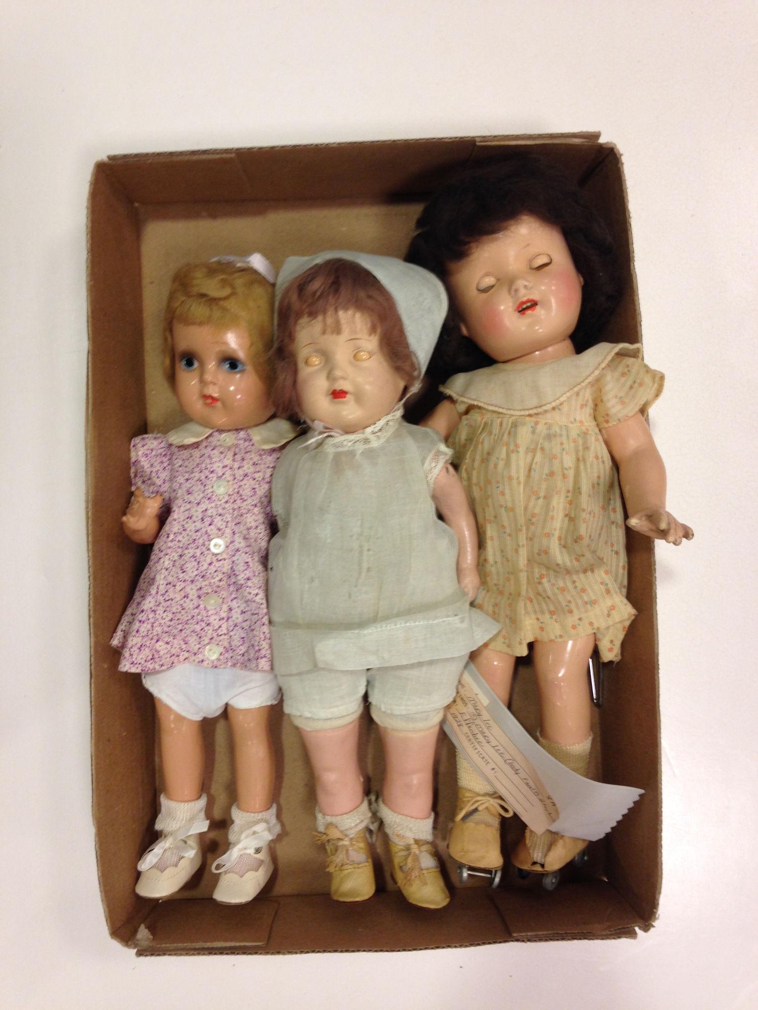 (3) COMPOSITION DOLLS INCLUDING EFFANBEE MARY LEE AND (1 of 1)