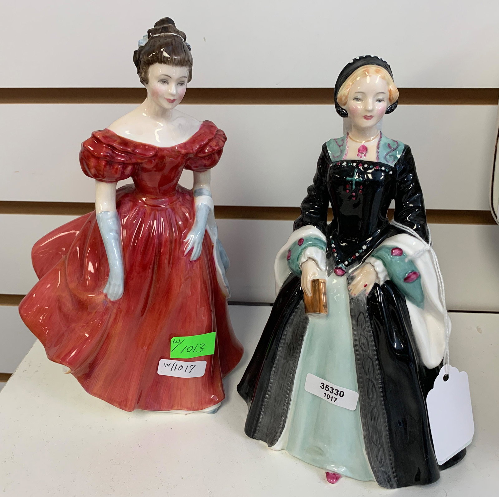 (2 )ROYAL DOULTON FIGURINES - " JANICE" AND "WINSOME": (2 )ROYAL DOULTON FIGURINES - " JANICE" AND "WINSOME"