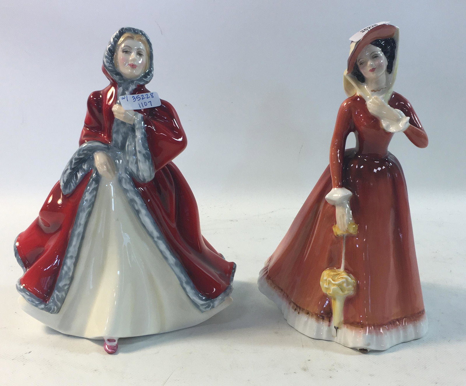 SET OF 2 ROYAL DOULTON FIGURINES, JULIA & RACHEL: SET OF 2 ROYAL DOULTON FIGURINES, JULIA & RACHEL