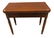 CHERRY SHERATON TURN TOP CARD TABLE 34" x 35" x 29"