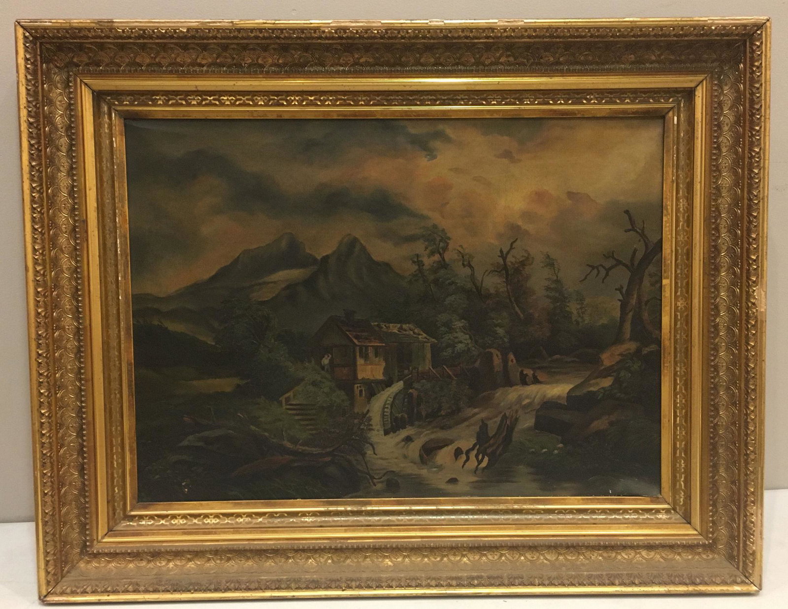 UNKNOWN , LATE 19THc / EARLY 20THc, MILL WITH RUSHING (1 of 3)