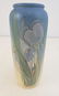 WELLER POTTERY HUDSON VASE SIGNED J. HUNTER ,IRIS