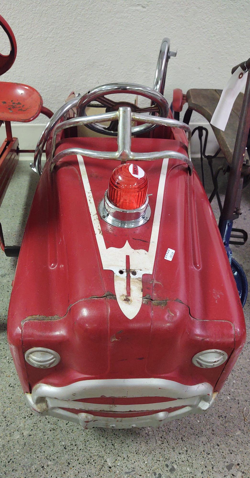 fire dept engine no 9 pedal car