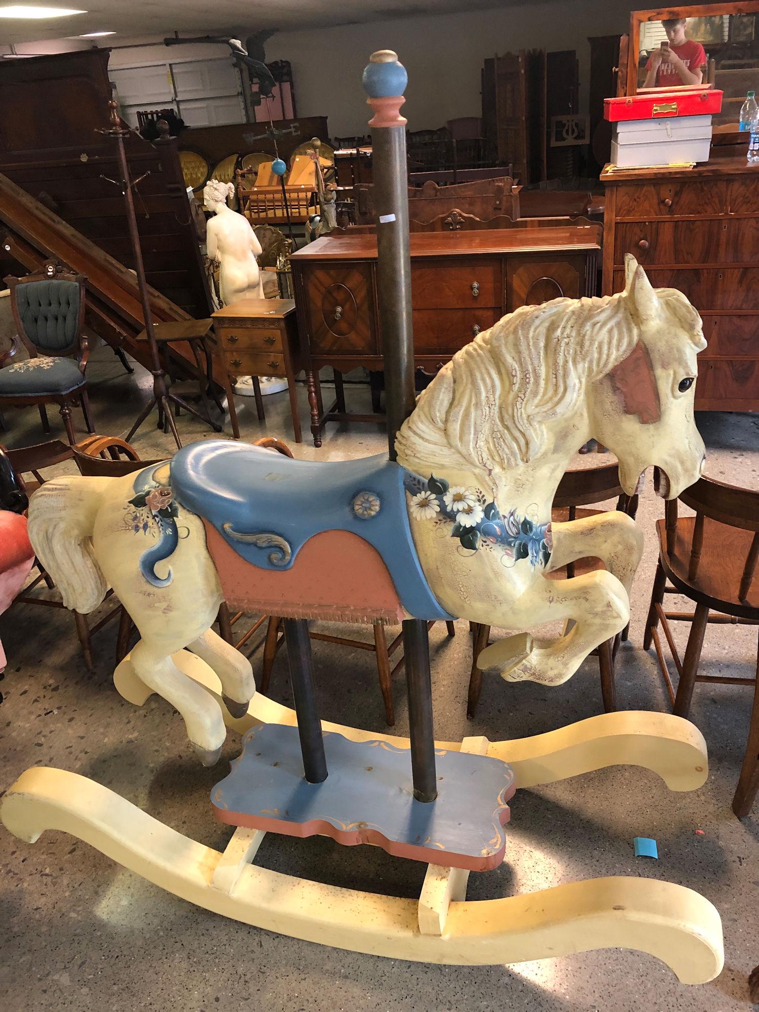 rocking carousel horse