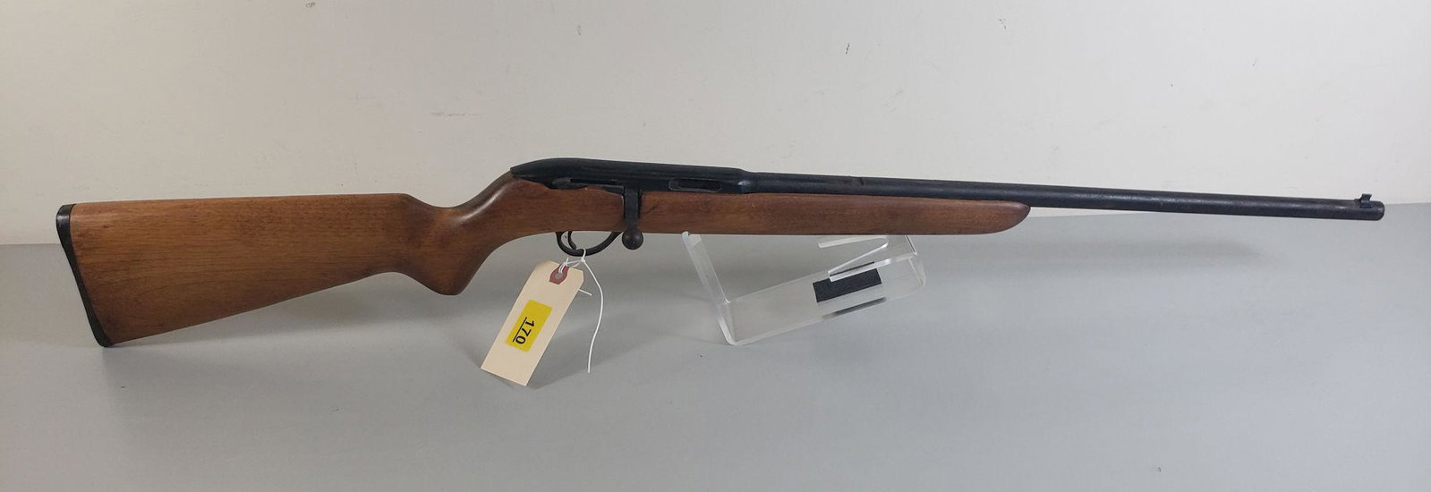 REVOLUTION .22 CALIBER BOLT RIFLE SN: P715374: REVOLUTION .22 CALIBER BOLT RIFLE SN: P715374BY BIDDING ON THIS LOT BUYER ACCEPTS RESPONSIBILITY OF KNOWLEDGE OF STATE AND FEDERAL LAWS FOR RECEIVING THIS ITEM.