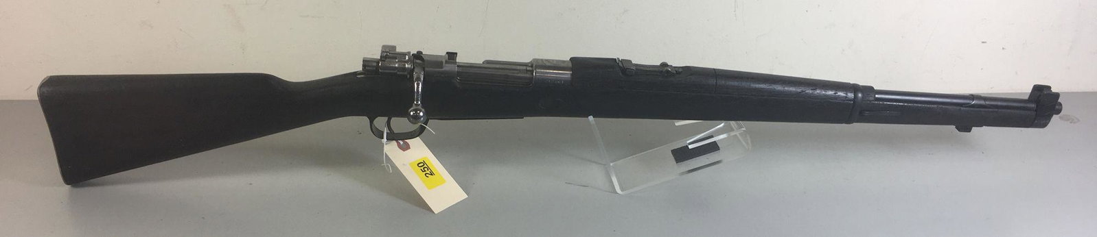 MAUSER MODEL 1909 .7MM CALIBER BOLT RIFLE SN: 010697: MAUSER MODEL 1909 .7MM CALIBER BOLT RIFLE SN: 010697BY BIDDING ON THIS LOT BUYER ACCEPTS RESPONSIBILITY OF KNOWLEDGE OF STATE AND FEDERAL LAWS FOR RECEIVING THIS ITEM.