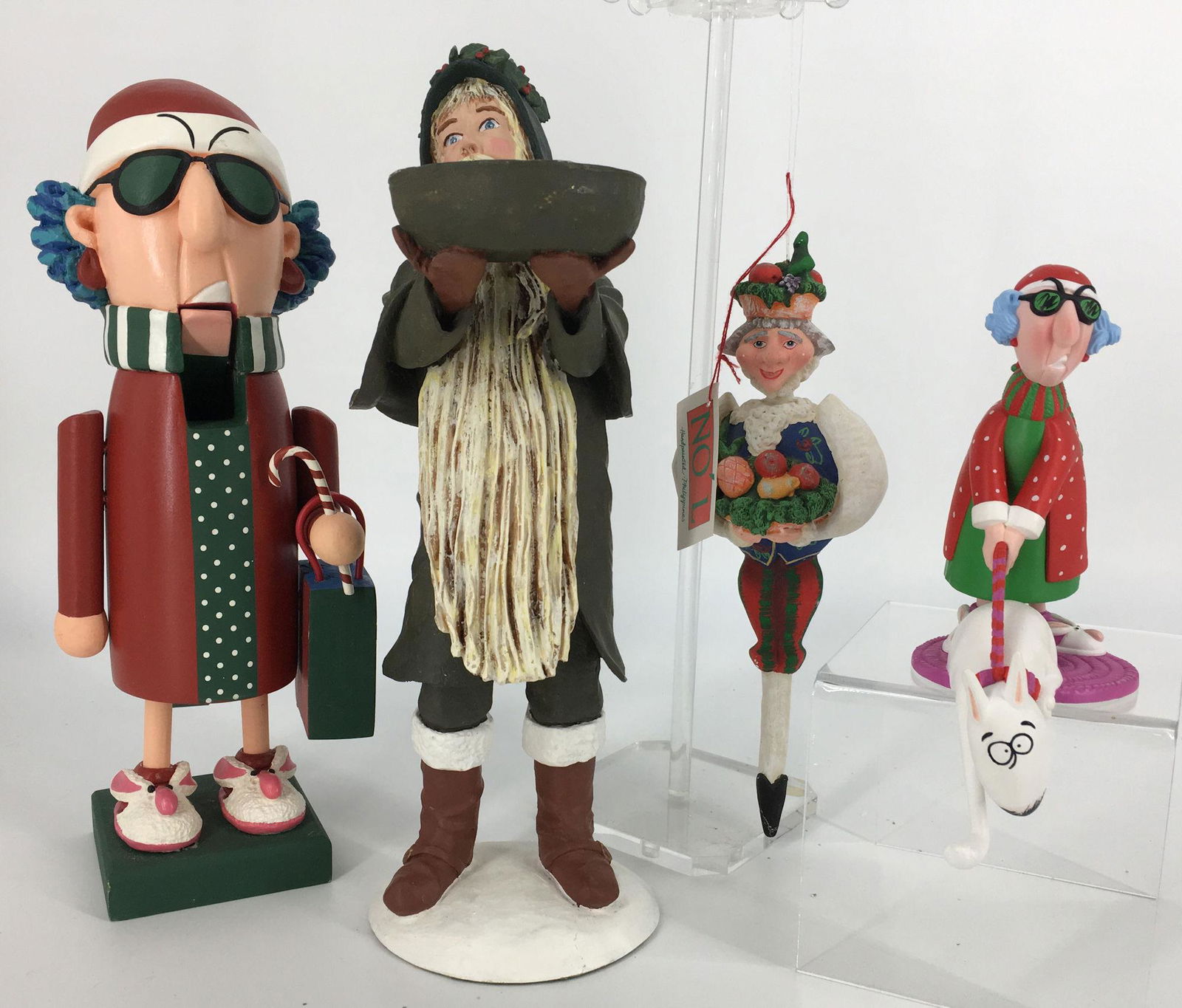 BOX LOT CHRISTMAS INCLUDING 11" MAXINE NUTCRACKER (1 of 4)