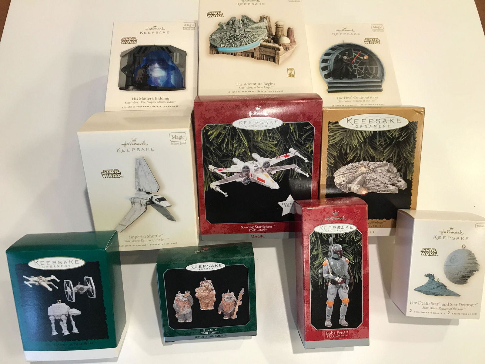 BOX LOT CHRISTMAS INCLUDING 9 STAR WARS HALLMARK (1 of 1)