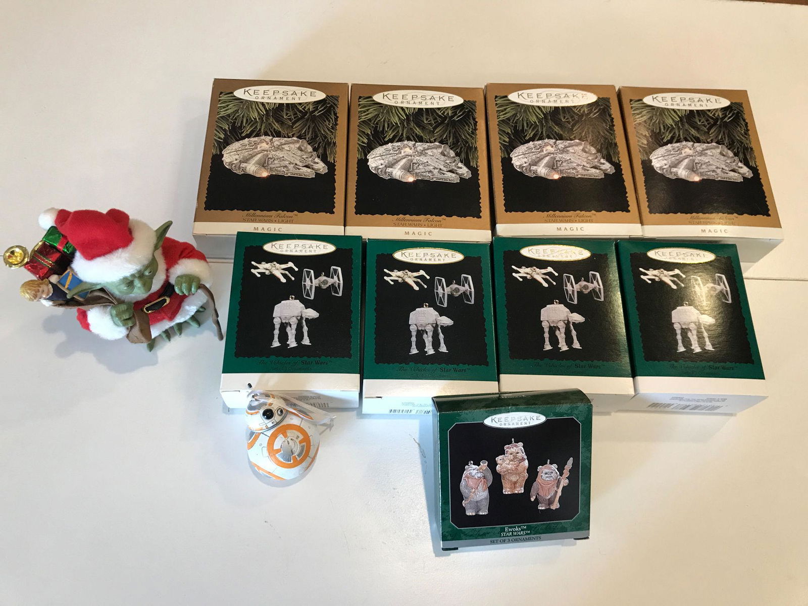 BOX LOT CHRISTMAS INCLUDING 9 STAR WARS HALLMARK (1 of 3)